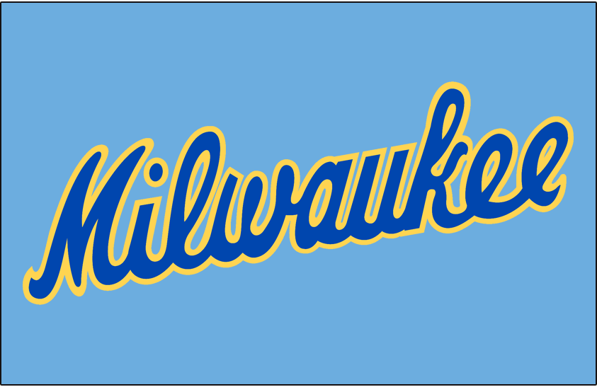 Milwaukee Brewers 1978-1985 Jersey Logo iron on paper